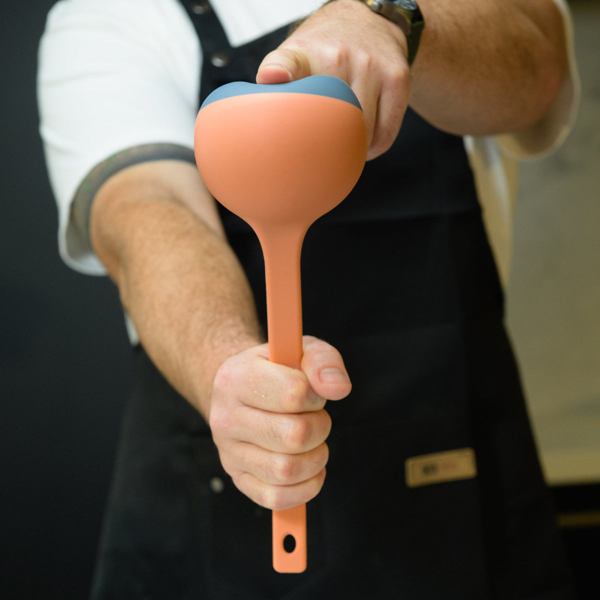 Kitchen Spoon for Cooking and Serving with Long Hand