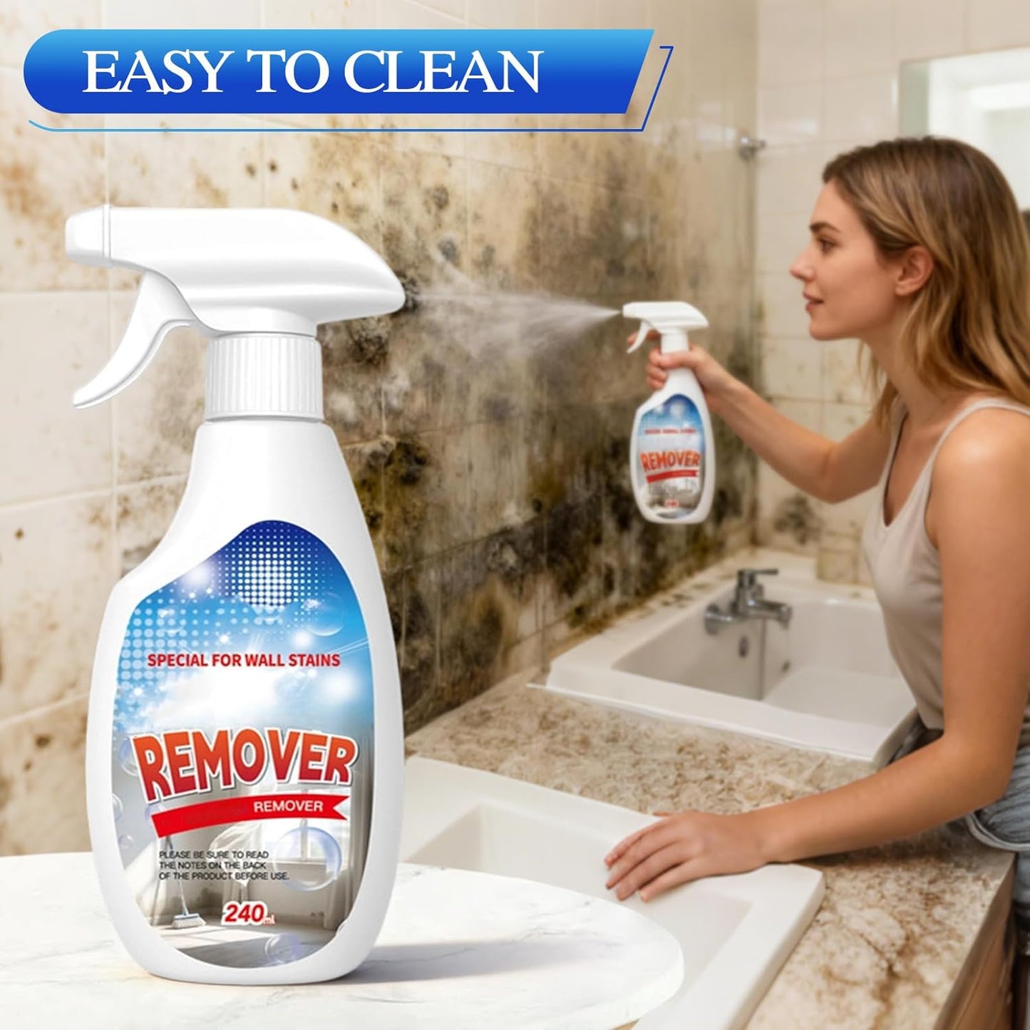 Instant Wall Mold & Mildew Remover Spray