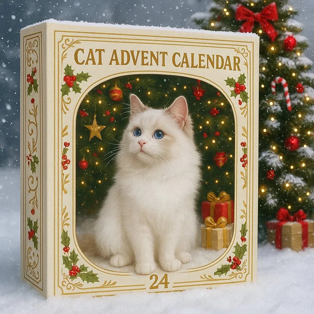Cat Advent Calendar 2026 – 24 cat pendants