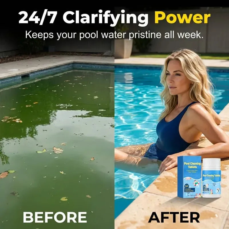 The Next-Gen Pool Purifier is here ✨ 2X Stronger Algae Control, Gentle & Safe for Kids! 👨👩👧👦
