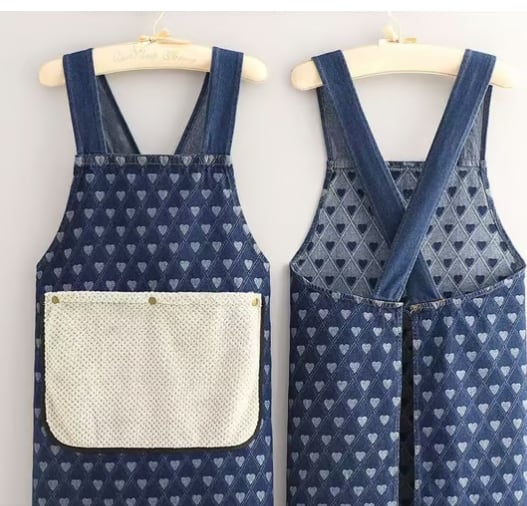 Adult Jour Apron - Lightweight Polyester Apron with Front Pocket, Ideal for Everyday Use, Waist Strap