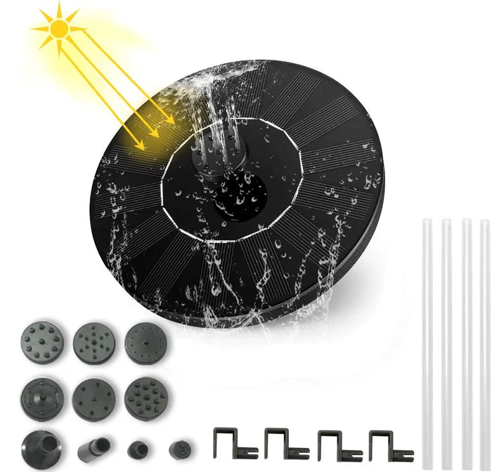 K🥳2026 HOT SALE🥳💞50% OFF!✨ 💝Compact Solar Bird Fountain Pump – Keep Your Garden Alive! 🐦️