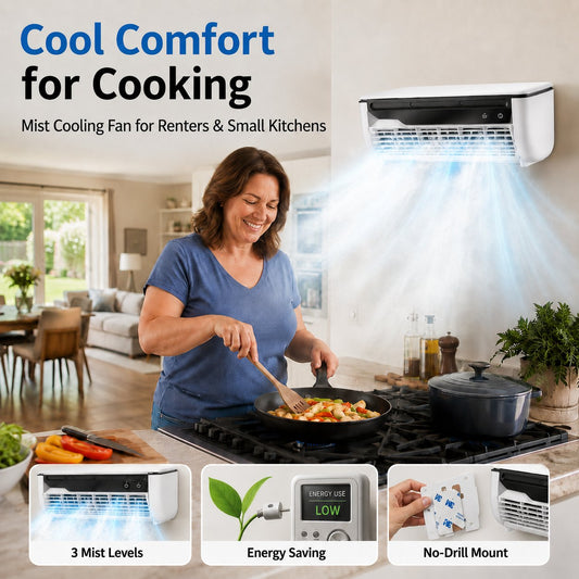 ❄️ Mini Energy-Saving Fog-Cooling Air Conditioner