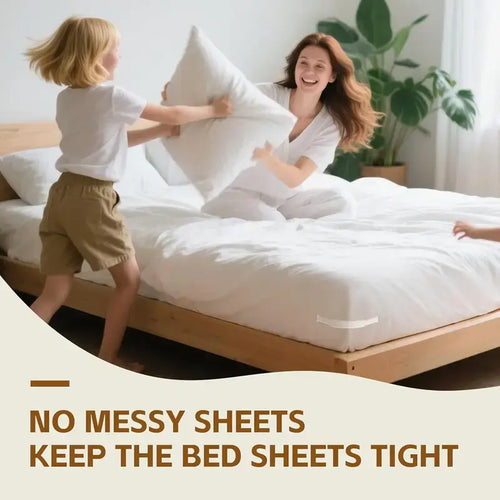 Adjustable Bed Sheet Fasteners – Non-Slip Corner Grippers, 4/8/12 Pack