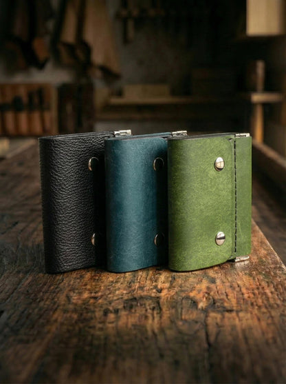 Compact Leather Trifold Wallet