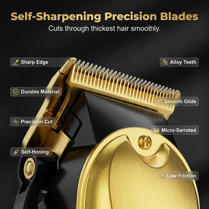 Professional Men's Electric Hair Clipper Set