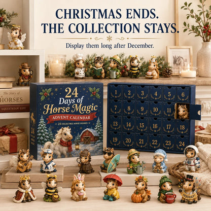 ⏰🐴 2026 Horse Advent Calendar – 24 Days of Horse Magic (📦Buy 2 Free Shipping)