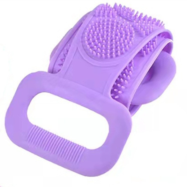 🛁Limited-Time 50% OFF 💦Silicone Bath Brush Double-Sided Exfoliating Back Scrubber