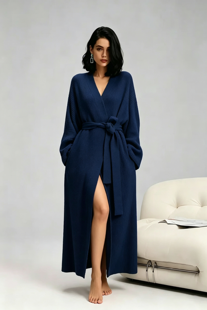 🏆1 Bestselling🏆Women's Double-Sided Fleece Robe|Thickened Long Plush Casual Loungewear