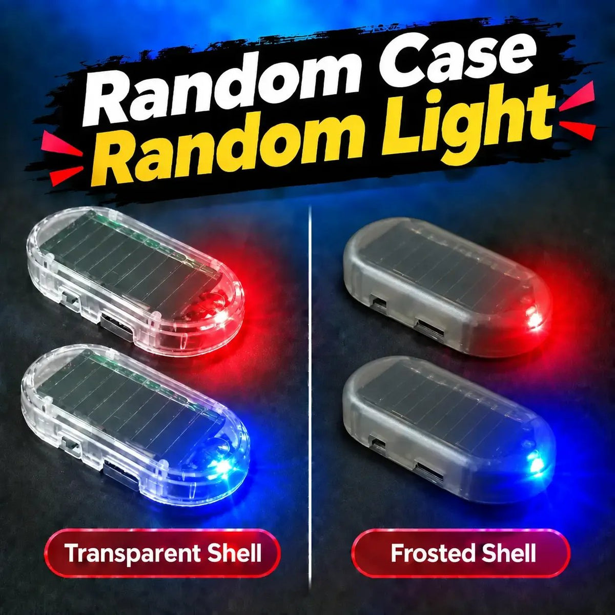 🔥Buy More Save More🔥Solar Powered Fake Car Alarm Light