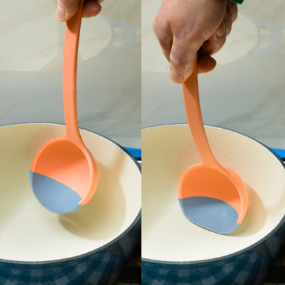 Kitchen Spoon for Cooking and Serving with Long Hand
