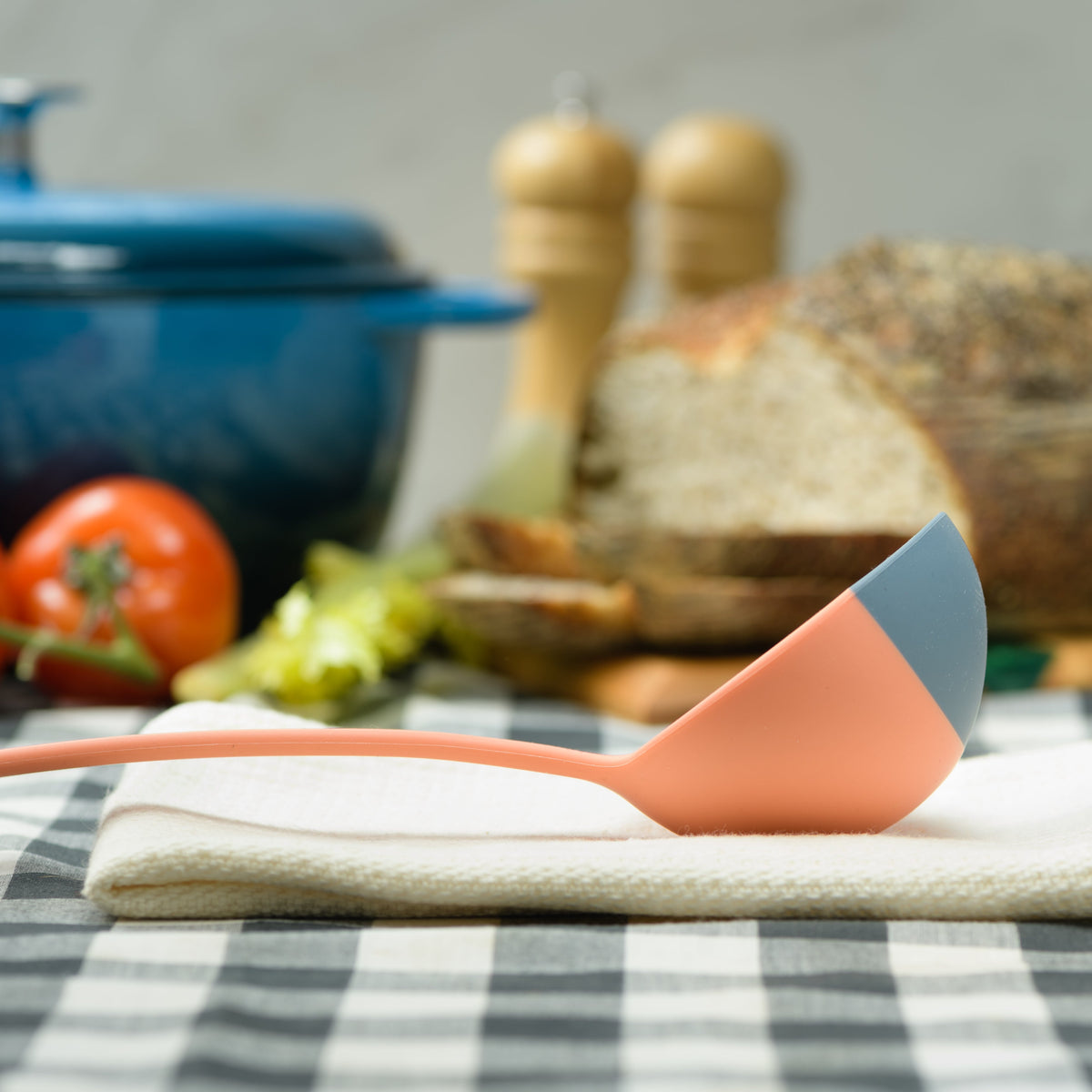 Kitchen Spoon for Cooking and Serving with Long Hand