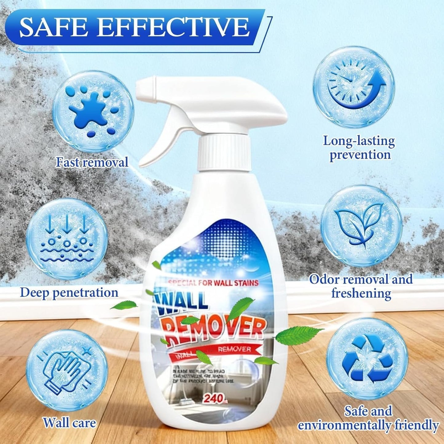 Instant Wall Mold & Mildew Remover Spray