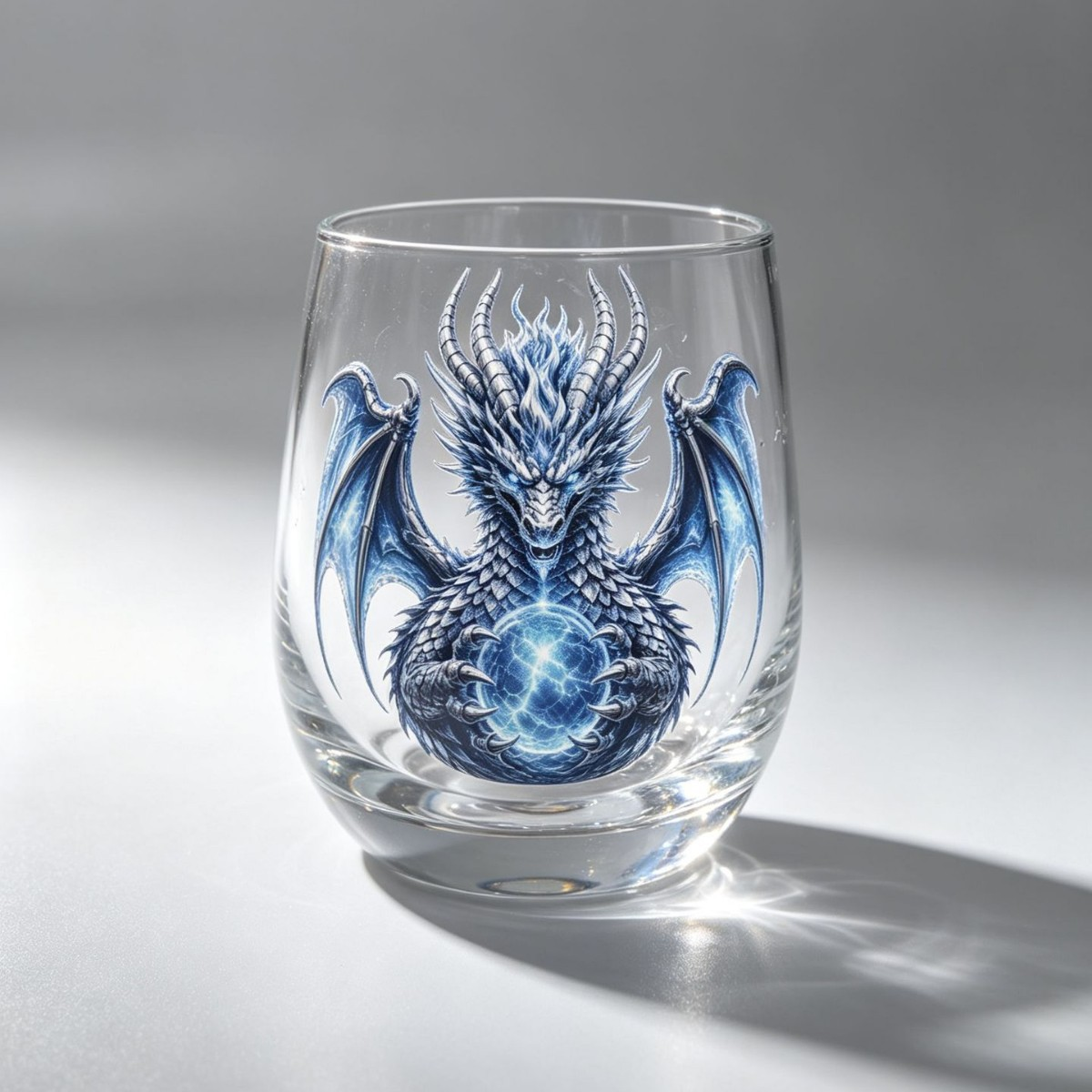 🐉✨ 3D Mythic Dragon Glass Art Cup | Luxury Raised Fantasy Glassware for Whiskey, Home Bar Décor & Legendary Gifts 🎁