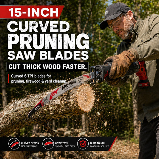 15-Inch Curved Pruning Saw Blades