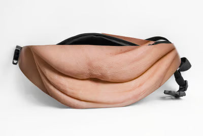 😂 Realistic Beer Belly Fanny Pack – Funny Hidden Waist Bag & Gag Gift