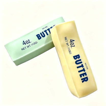 🧈Crunchy Sound Butter Bar Squishy Toy, Soft Squeeze Fidget Toy for Stress Relief, Sensory Desk Relaxation Gift for Teens Adults