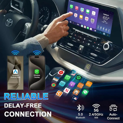 Mini Wireless CarPlay Adapter For Both Apple And Android