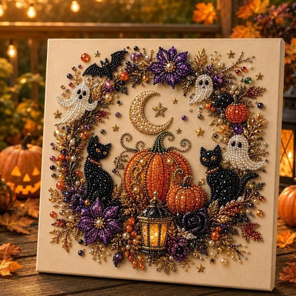 【BUY MORE SAVE MORE】👻 Halloween Ghost Pearl Art DIY Kit