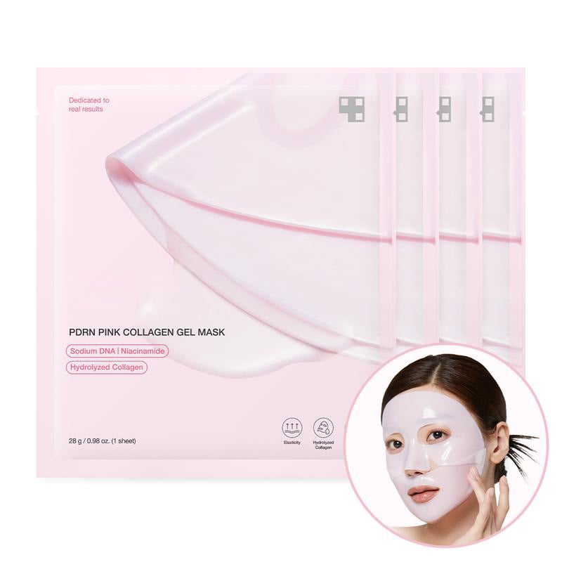 🔥Hot Sale🔥🎁Pink Collagen Gel Mask 4 Counts