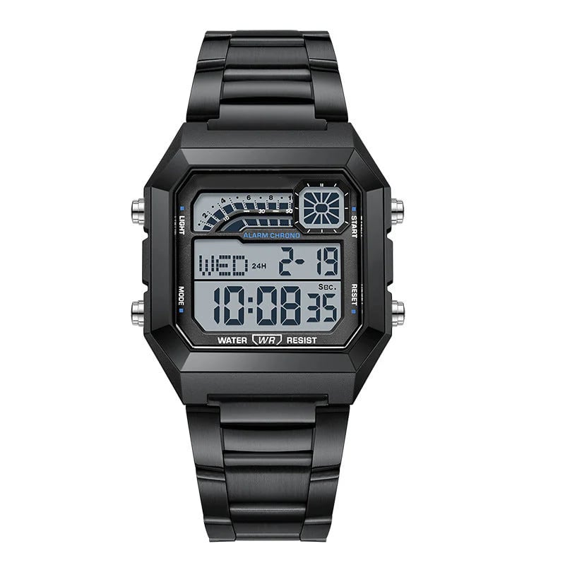 🔥Hot Sale Deals-Unisex-Digitaluhr mit quadratischem Display und Leuchtanzeige