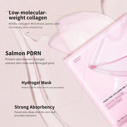 🔥Hot Sale🔥🎁Pink Collagen Gel Mask 4 Counts