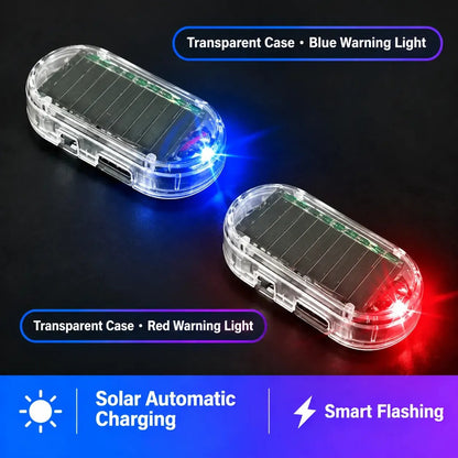 🔥Buy More Save More🔥Solar Powered Fake Car Alarm Light