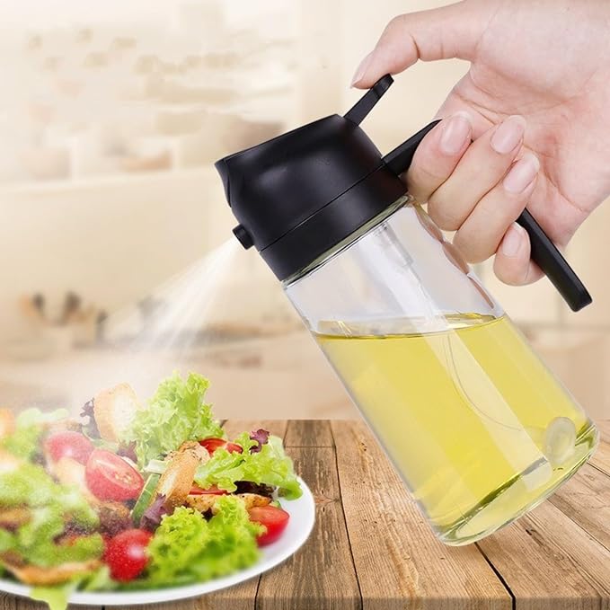 ✨HOT SALE💕2 in 1 Glass Oil Sprayer & Dispenser🔥(Buy 2 Get 20% OFF)