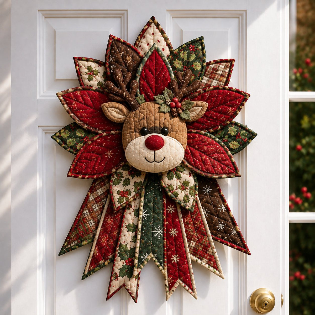 Christmas Quilted Door Hanging DIY Sewing Kit — Choose Your Design