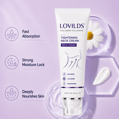 💡Fades dark spots & reduces skin dullness - LOVILDS™ Instant Neck Lift Cream