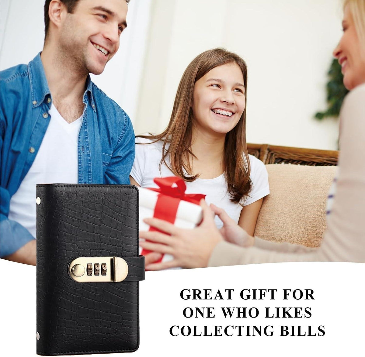 💖Hot 30% OFF💰 A6 Savings & Banknote Collection Notebook with 3-Digit Lock