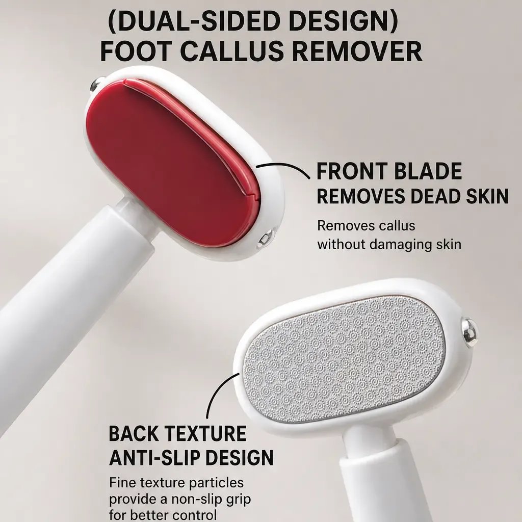 Hot Sale 🦶 Dual-Sided Foot Callus Remover – Smooth, Soft Feet Without the Fuss