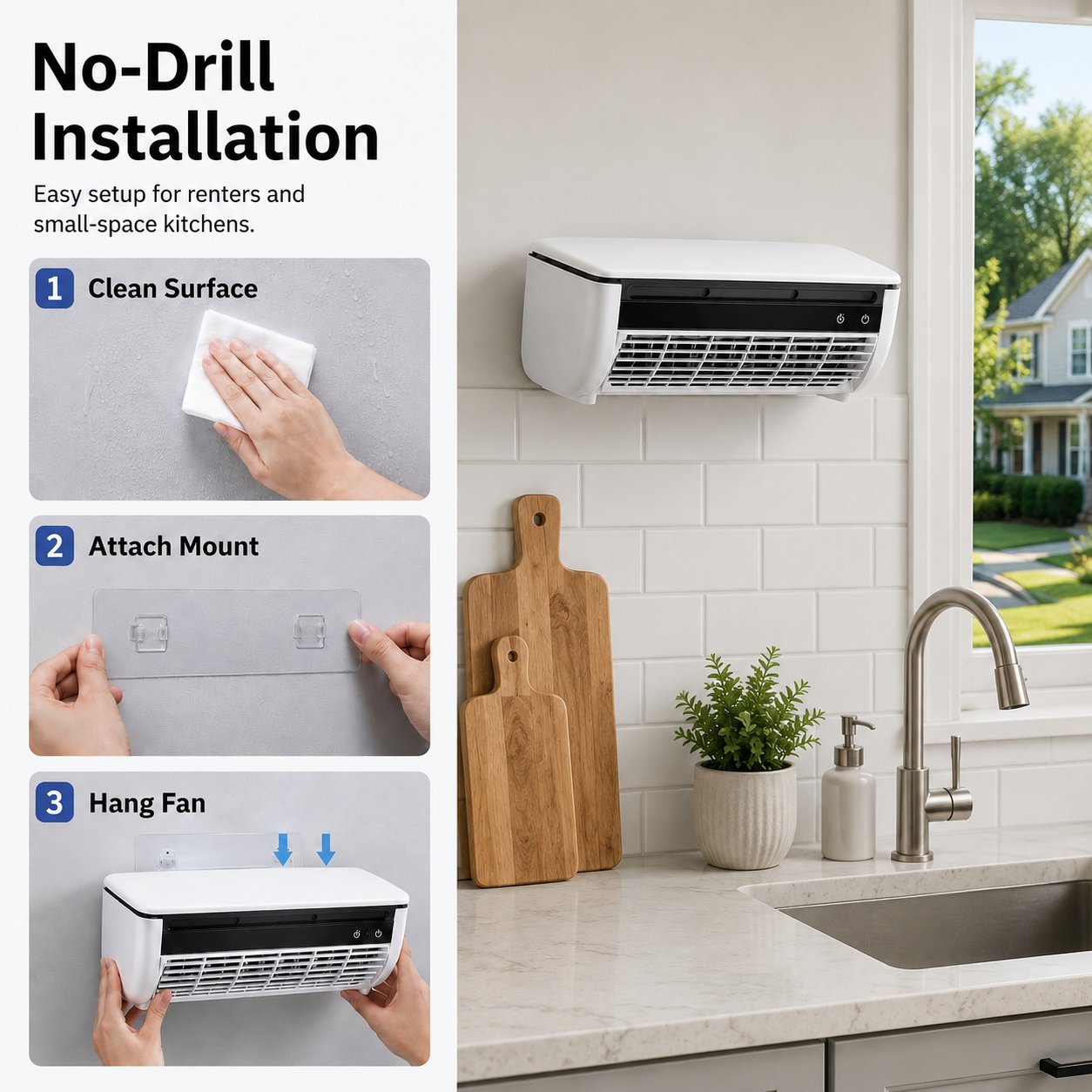 ❄️ Mini Energy-Saving Fog-Cooling Air Conditioner