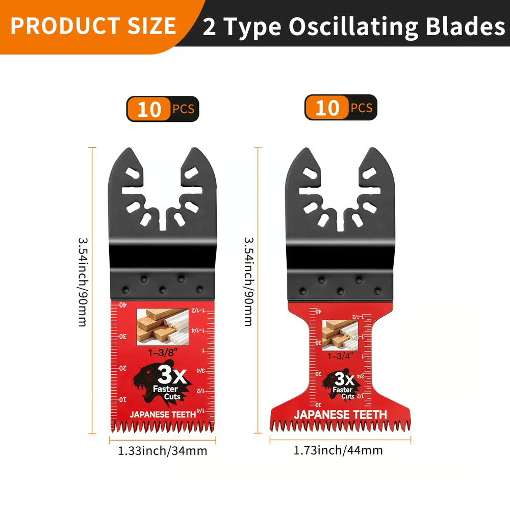 Professional Teeth Oscillating Multi-Tool Blades 🪚