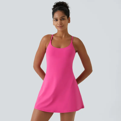 🔥Last day promotion🔥Plush Backless Active Dress-Easy Peezy Edition