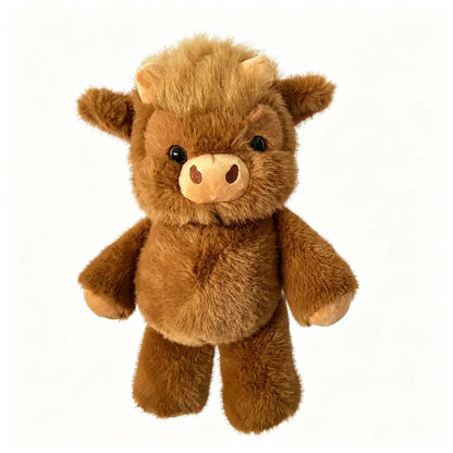 Running Highland Cow Plush Toy - Soft & Cuddly Gift for All