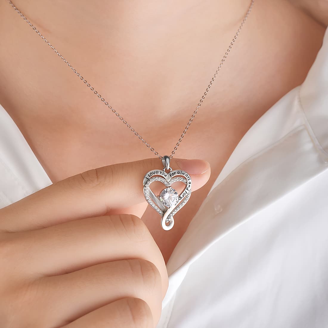 To My Wife – I Love You Forever Necklace