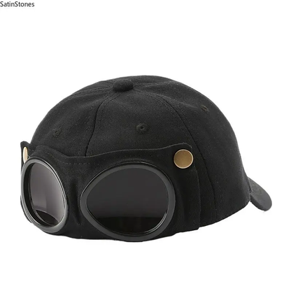 Men's Korean-Style Pilot Baseball Cap - Personalized Glasses-Ready