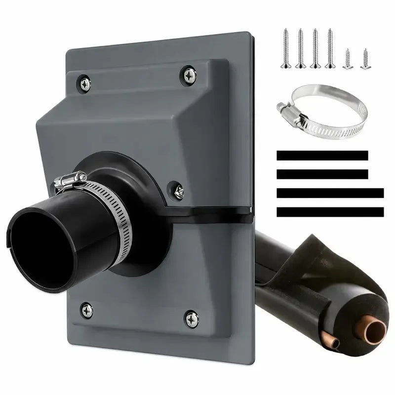 HVAC Wall Penetration and Line-Set Cover Kit