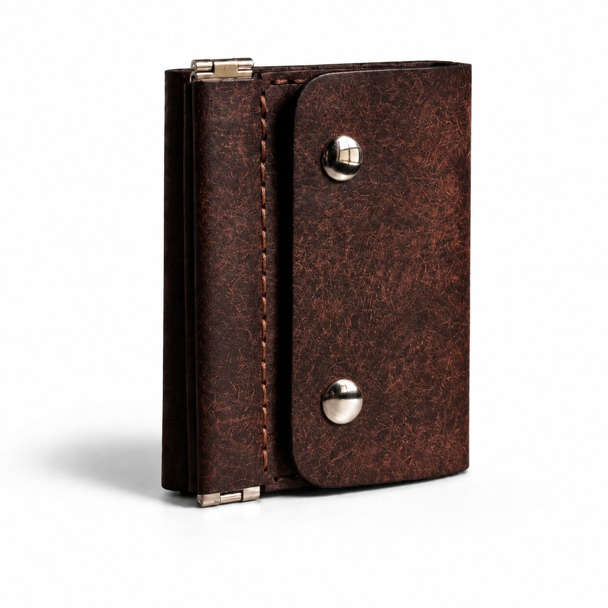 Compact Leather Trifold Wallet