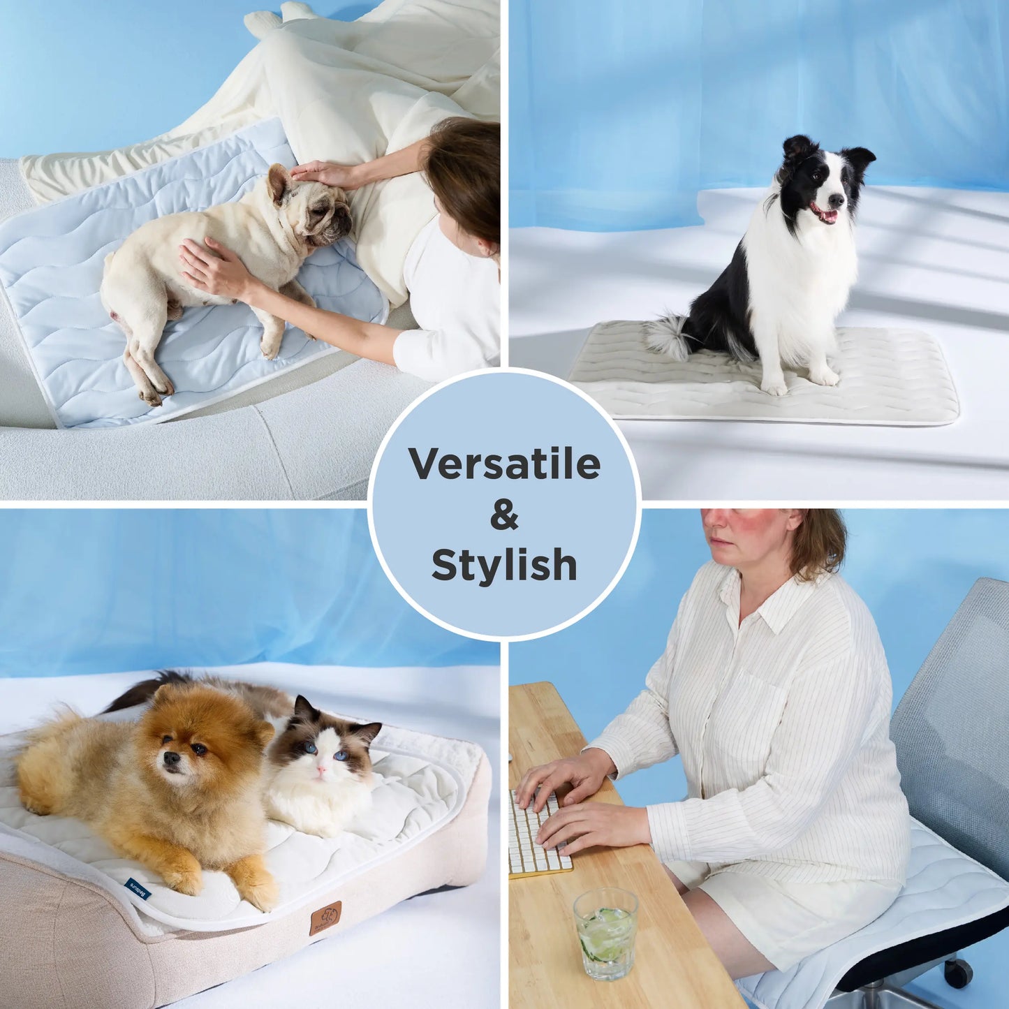 🔥🔥Hot Sale 🧊 Cooling Mat for Dogs - Portable Non-Slip Pet Pad