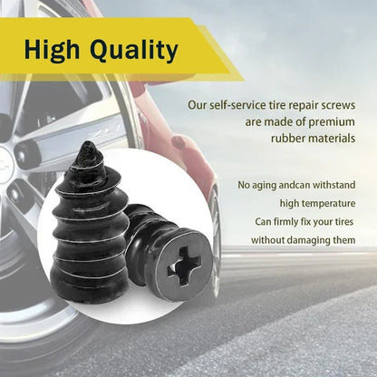 🔥🔩 Self-Sealing Tire Repair Screws – Instant Leak Fix & Fast Tire Restore
