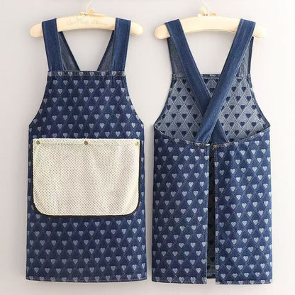 Adult Jour Apron - Lightweight Polyester Apron with Front Pocket, Ideal for Everyday Use, Waist Strap