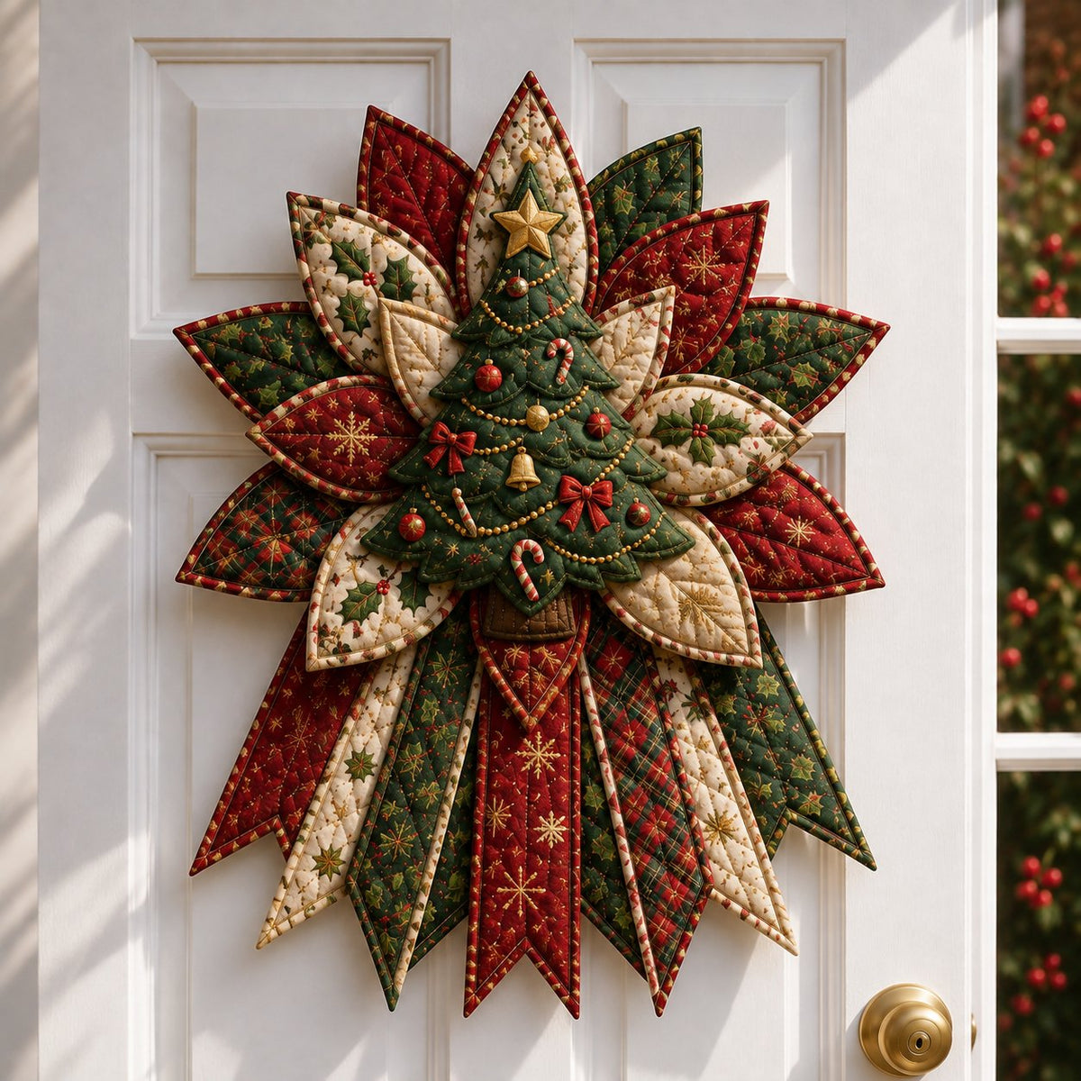 Christmas Quilted Door Hanging DIY Sewing Kit — Choose Your Design