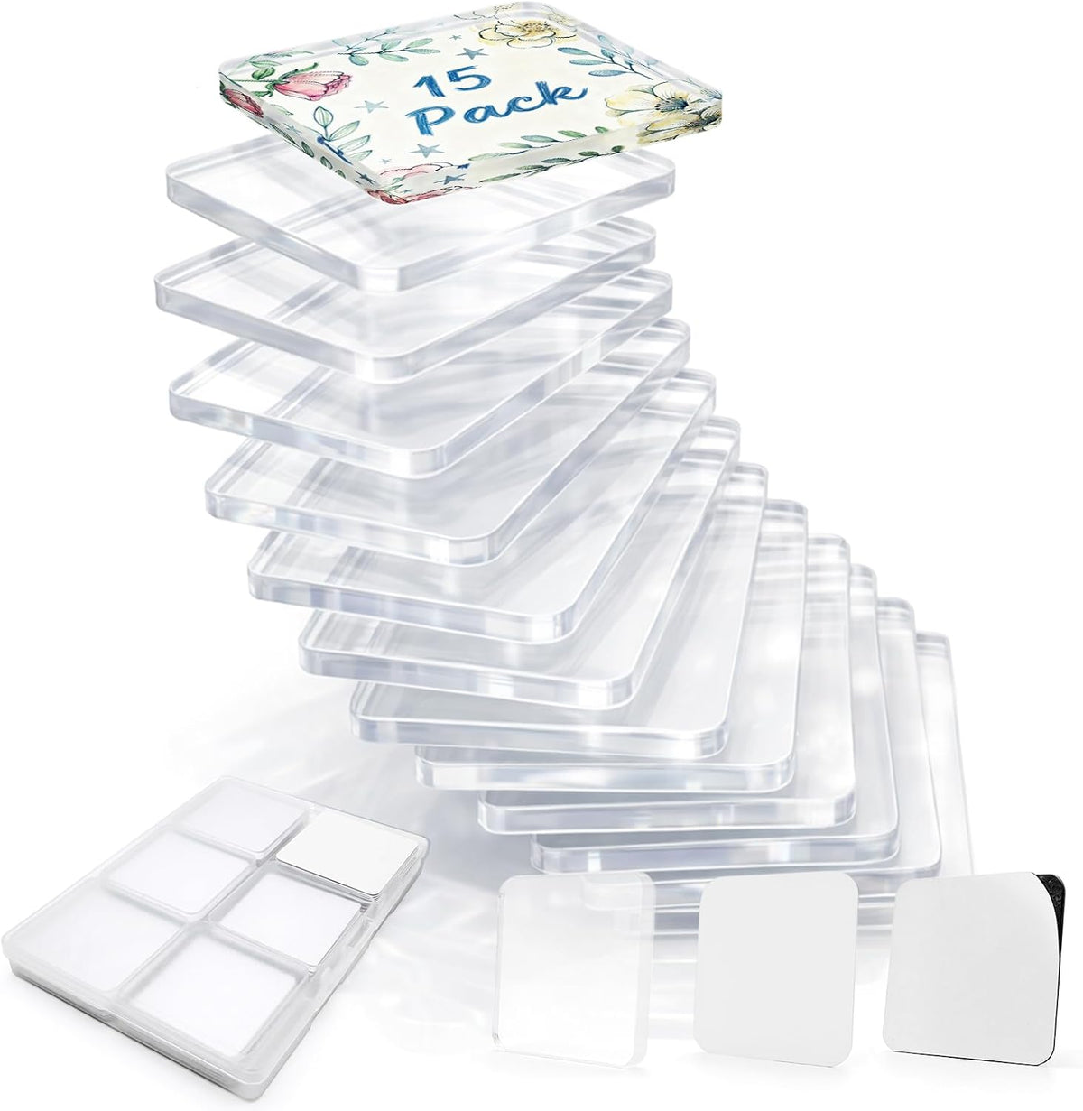 10 Peel & Stick Acrylic Picture Frames for Fridge.