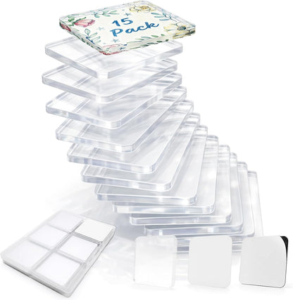 10 Peel & Stick Acrylic Picture Frames for Fridge.