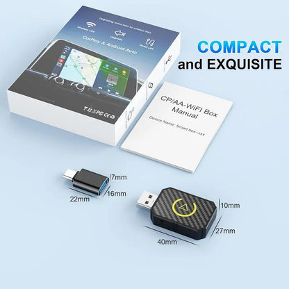 Mini Wireless CarPlay Adapter For Both Apple And Android