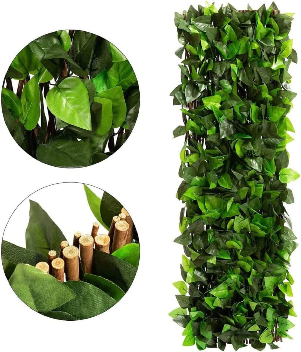 Artificial Ivy Retractable Fence Privacy Screen