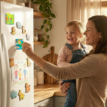 10 Peel & Stick Acrylic Picture Frames for Fridge.