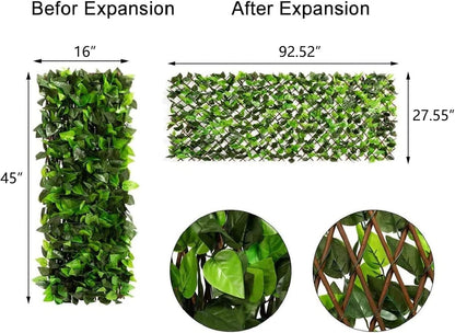 Artificial Ivy Retractable Fence Privacy Screen